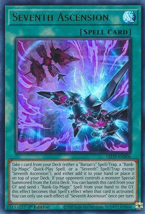 Seventh Ascension (LED9-EN006) - Legendary Duelists: Duels From the Deep 1st Edition Legendary Duelists: Duels From the Deep Yugioh Single  Squirtle Squad Card Shop.