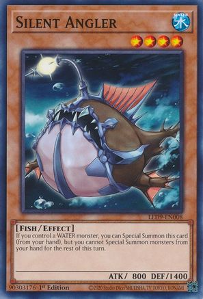 Silent Angler (LED9-EN008) - Legendary Duelists: Duels From the Deep 1st Edition Legendary Duelists: Duels From the Deep Yugioh Single  Squirtle Squad Card Shop.