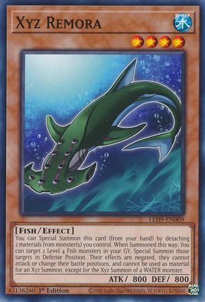 Xyz Remora (LED9-EN009) - Legendary Duelists: Duels From the Deep 1st Edition Legendary Duelists: Duels From the Deep Yugioh Single  Squirtle Squad Card Shop.