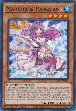 Marincess Pascalus (LED9-EN039) - Legendary Duelists: Duels From the Deep 1st Edition Legendary Duelists: Duels From the Deep Yugioh Single  Squirtle Squad Card Shop.