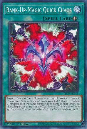 Rank-Up-Magic Quick Chaos (LED9-EN015) - Legendary Duelists: Duels From the Deep 1st Edition Legendary Duelists: Duels From the Deep Yugioh Single  Squirtle Squad Card Shop.