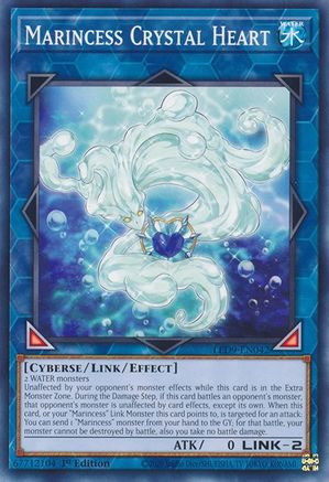 Marincess Crystal Heart (LED9-EN042) - Legendary Duelists: Duels From the Deep 1st Edition Legendary Duelists: Duels From the Deep Yugioh Single  Squirtle Squad Card Shop.