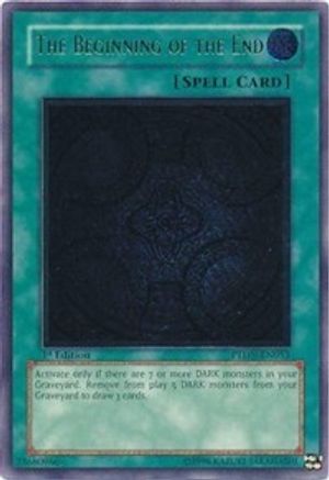 The Beginning of the End (UTR) (PTDN-EN053) - Phantom Darkness Unlimited Phantom Darkness Yugioh Single  Squirtle Squad Card Shop.