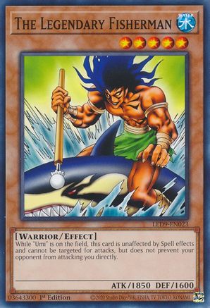The Legendary Fisherman (LED9-EN023) - Legendary Duelists: Duels From the Deep 1st Edition Legendary Duelists: Duels From the Deep Yugioh Single  Squirtle Squad Card Shop.