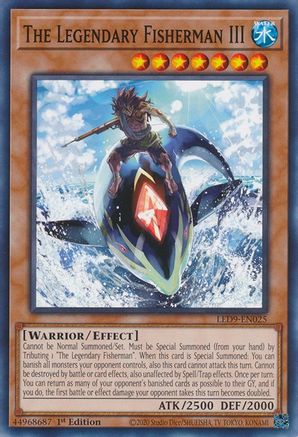 The Legendary Fisherman III (LED9-EN025) - Legendary Duelists: Duels From the Deep 1st Edition Legendary Duelists: Duels From the Deep Yugioh Single  Squirtle Squad Card Shop.