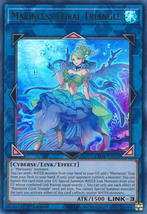 Marincess Coral Triangle (LED9-EN033) - Legendary Duelists: Duels From the Deep 1st Edition Legendary Duelists: Duels From the Deep Yugioh Single  Squirtle Squad Card Shop.