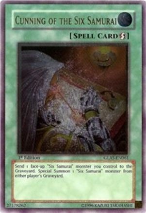 Cunning of the Six Samurai (UTR) (GLAS-EN061) - Gladiator's Assault 1st Edition Gladiator's Assault Yugioh Single  Squirtle Squad Card Shop.