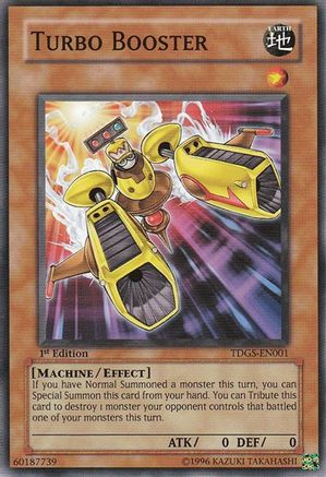 Turbo Booster (TDGS-EN001) - The Duelist Genesis Unlimited The Duelist Genesis Yugioh Single  Squirtle Squad Card Shop.
