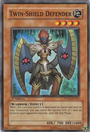 Twin-Shield Defender (TDGS-EN011) - The Duelist Genesis 1st Edition The Duelist Genesis Yugioh Single  Squirtle Squad Card Shop.