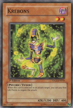 Krebons (TDGS-EN018) - The Duelist Genesis Unlimited The Duelist Genesis Yugioh Single  Squirtle Squad Card Shop.