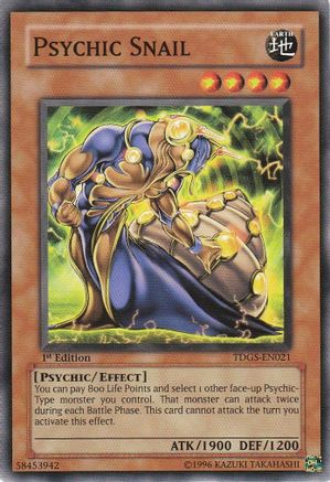 Psychic Snail (TDGS-EN021) - The Duelist Genesis Unlimited The Duelist Genesis Yugioh Single  Squirtle Squad Card Shop.