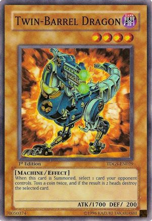 Twin-Barrel Dragon (TDGS-EN029) - The Duelist Genesis 1st Edition The Duelist Genesis Yugioh Single  Squirtle Squad Card Shop.