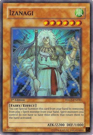 Izanagi (TDGS-EN030) - The Duelist Genesis Unlimited The Duelist Genesis Yugioh Single  Squirtle Squad Card Shop.