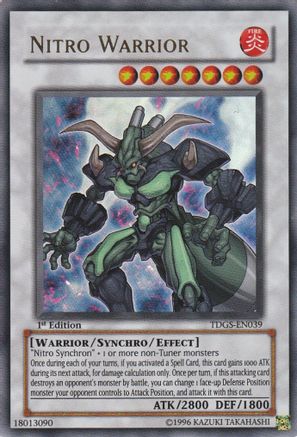 Nitro Warrior (TDGS-EN039) - The Duelist Genesis 1st Edition The Duelist Genesis Yugioh Single  Squirtle Squad Card Shop.