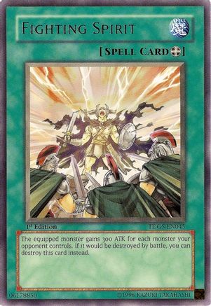 Fighting Spirit (TDGS-EN045) - The Duelist Genesis Unlimited The Duelist Genesis Yugioh Single  Squirtle Squad Card Shop.