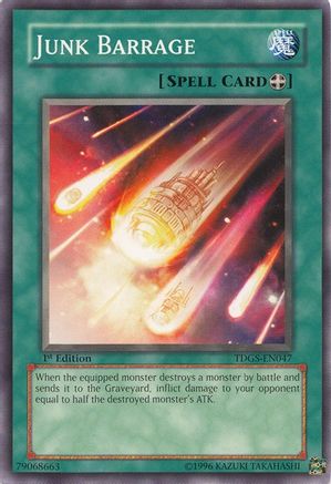 Junk Barrage (TDGS-EN047) - The Duelist Genesis 1st Edition The Duelist Genesis Yugioh Single  Squirtle Squad Card Shop.