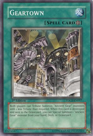 Geartown (TDGS-EN057) - The Duelist Genesis Unlimited The Duelist Genesis Yugioh Single  Squirtle Squad Card Shop.