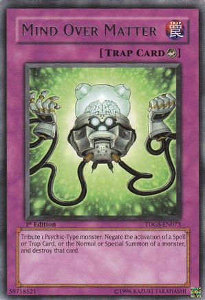 Mind Over Matter (TDGS-EN073) - The Duelist Genesis 1st Edition The Duelist Genesis Yugioh Single  Squirtle Squad Card Shop.