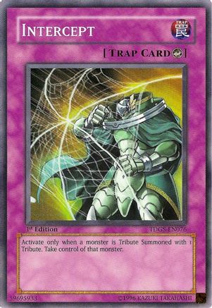 Intercept (TDGS-EN076) - The Duelist Genesis 1st Edition The Duelist Genesis Yugioh Single  Squirtle Squad Card Shop.