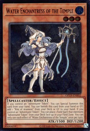 Water Enchantress of the Temple (UTR) (OP19-EN002) - OTS Tournament Pack 19 Unlimited OTS Tournament Pack 19 Yugioh Single  Squirtle Squad Card Shop.