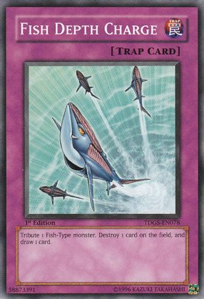 Fish Depth Charge (TDGS-EN078) - The Duelist Genesis Unlimited The Duelist Genesis Yugioh Single  Squirtle Squad Card Shop.