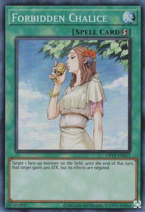 Forbidden Chalice (OP19-EN011) - OTS Tournament Pack 19 Unlimited OTS Tournament Pack 19 Yugioh Single  Squirtle Squad Card Shop.