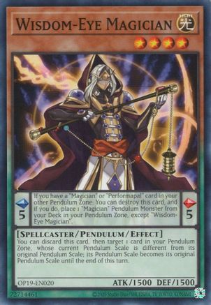 Wisdom-Eye Magician (OP19-EN020) - OTS Tournament Pack 19 Unlimited OTS Tournament Pack 19 Yugioh Single  Squirtle Squad Card Shop.