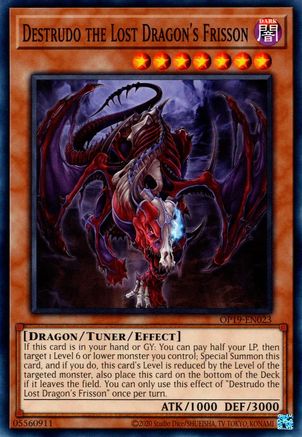 Destrudo the Lost Dragon's Frisson (OP19-EN023) - OTS Tournament Pack 19 Unlimited OTS Tournament Pack 19 Yugioh Single  Squirtle Squad Card Shop.