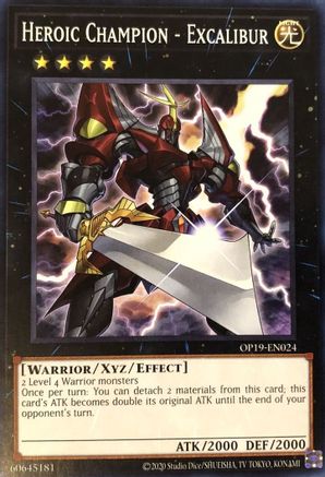 Heroic Champion - Excalibur (OP19-EN024) - OTS Tournament Pack 19 Unlimited OTS Tournament Pack 19 Yugioh Single  Squirtle Squad Card Shop.