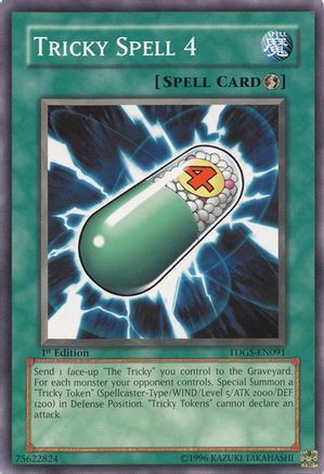 Tricky Spell 4 (TDGS-EN091) - The Duelist Genesis Unlimited The Duelist Genesis Yugioh Single  Squirtle Squad Card Shop.