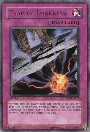 Trap of Darkness (TDGS-EN092) - The Duelist Genesis 1st Edition The Duelist Genesis Yugioh Single  Squirtle Squad Card Shop.