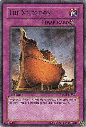The Selection (TDGS-EN093) - The Duelist Genesis 1st Edition The Duelist Genesis Yugioh Single  Squirtle Squad Card Shop.