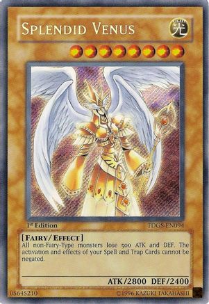 Splendid Venus (TDGS-EN094) - The Duelist Genesis 1st Edition The Duelist Genesis Yugioh Single  Squirtle Squad Card Shop.