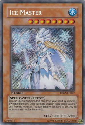 Ice Master (TDGS-EN097) - The Duelist Genesis 1st Edition The Duelist Genesis Yugioh Single  Squirtle Squad Card Shop.