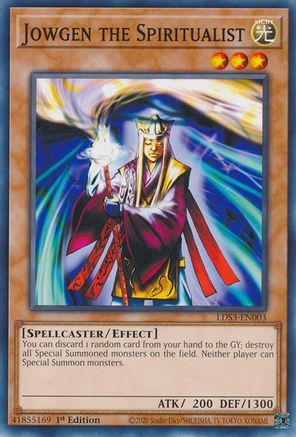 Jowgen the Spiritualist (LDS3-EN003) - Legendary Duelists: Season 3 1st Edition Legendary Duelists: Season 3 Yugioh Single  Squirtle Squad Card Shop.