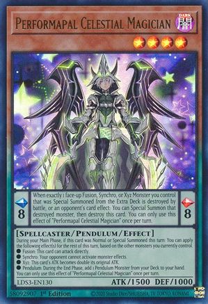 Performapal Celestial Magician (LDS3-EN130) - Legendary Duelists: Season 3 1st Edition Legendary Duelists: Season 3 Yugioh Single  Squirtle Squad Card Shop.