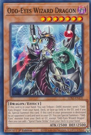 Odd-Eyes Wizard Dragon (LDS3-EN131) - Legendary Duelists: Season 3 1st Edition Legendary Duelists: Season 3 Yugioh Single  Squirtle Squad Card Shop.