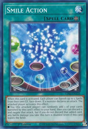 Smile Action (LDS3-EN133) - Legendary Duelists: Season 3 1st Edition Legendary Duelists: Season 3 Yugioh Single  Squirtle Squad Card Shop.