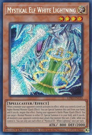 Mystical Elf White Lightning (LDS3-EN135) - Legendary Duelists: Season 3 Limited Legendary Duelists: Season 3 Yugioh Single  Squirtle Squad Card Shop.