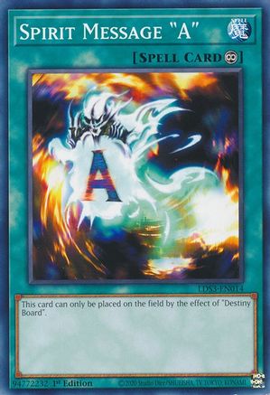 Spirit Message "A" (LDS3-EN014) - Legendary Duelists: Season 3 1st Edition Legendary Duelists: Season 3 Yugioh Single  Squirtle Squad Card Shop.
