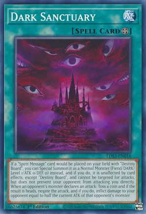 Dark Sanctuary (LDS3-EN016) - Legendary Duelists: Season 3 1st Edition Legendary Duelists: Season 3 Yugioh Single  Squirtle Squad Card Shop.