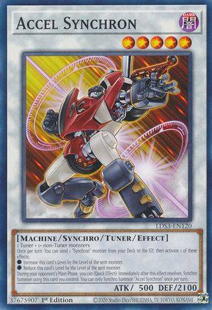 Accel Synchron (LDS3-EN120) - Legendary Duelists: Season 3 1st Edition Legendary Duelists: Season 3 Yugioh Single  Squirtle Squad Card Shop.
