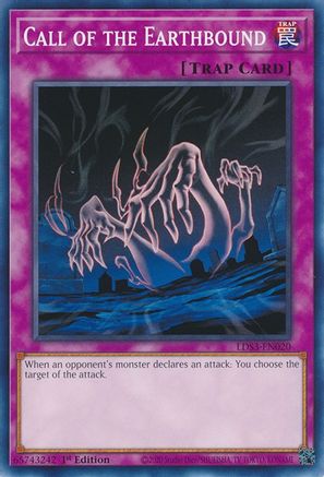 Call of the Earthbound (LDS3-EN020) - Legendary Duelists: Season 3 1st Edition Legendary Duelists: Season 3 Yugioh Single  Squirtle Squad Card Shop.