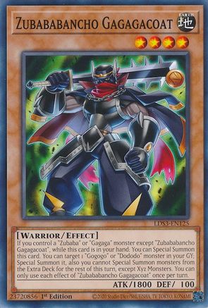 Zubababancho Gagagacoat (LDS3-EN125) - Legendary Duelists: Season 3 1st Edition Legendary Duelists: Season 3 Yugioh Single  Squirtle Squad Card Shop.