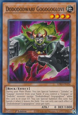 Dodododwarf Gogogoglove (LDS3-EN126) - Legendary Duelists: Season 3 1st Edition Legendary Duelists: Season 3 Yugioh Single  Squirtle Squad Card Shop.