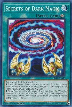 Secrets of Dark Magic (LDS3-EN096) - Legendary Duelists: Season 3 1st Edition Legendary Duelists: Season 3 Yugioh Single  Squirtle Squad Card Shop.
