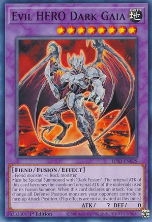 Evil HERO Dark Gaia (LDS3-EN029) - Legendary Duelists: Season 3 1st Edition Legendary Duelists: Season 3 Yugioh Single  Squirtle Squad Card Shop.