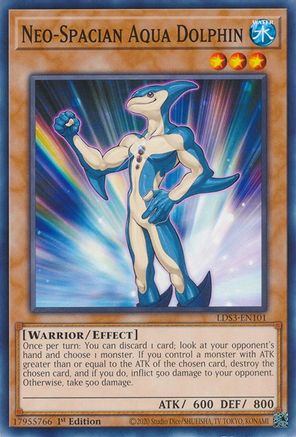 Neo-Spacian Aqua Dolphin (LDS3-EN101) - Legendary Duelists: Season 3 1st Edition Legendary Duelists: Season 3 Yugioh Single  Squirtle Squad Card Shop.