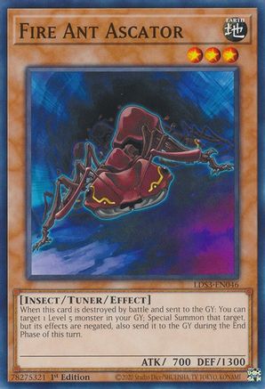 Fire Ant Ascator (LDS3-EN046) - Legendary Duelists: Season 3 1st Edition Legendary Duelists: Season 3 Yugioh Single  Squirtle Squad Card Shop.