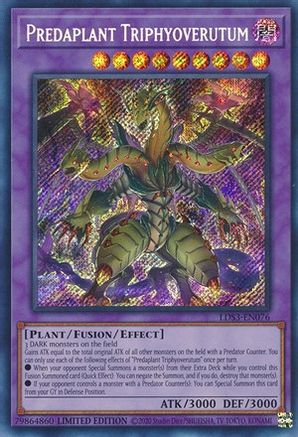 Predaplant Triphyoverutum (LDS3-EN076) - Legendary Duelists: Season 3 Limited Legendary Duelists: Season 3 Yugioh Single  Squirtle Squad Card Shop.